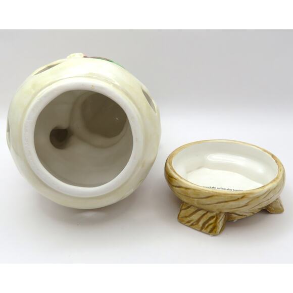 BICO Snowman Tealight Candle Holder Ceramic Christmas Gingerbread Holiday Decor - Picture 8 of 10